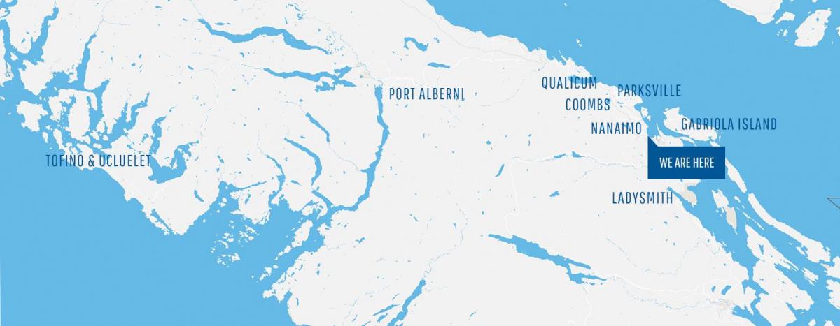 Карта Кумбса востраве Ванкувер 