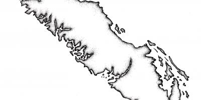 Карта выспы Ванкувер накіды