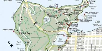 Карта арка дровосеку Стэнлі Парк
