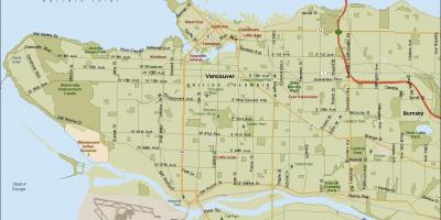 Карту вуліца Ванкувер, да нашай эры Канада